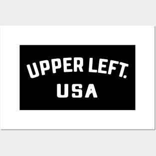 upper left usa shirt Posters and Art